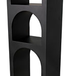 Noir Aqueduct B Metal Bookcase