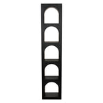 Noir Aqueduct C Metal Bookcase