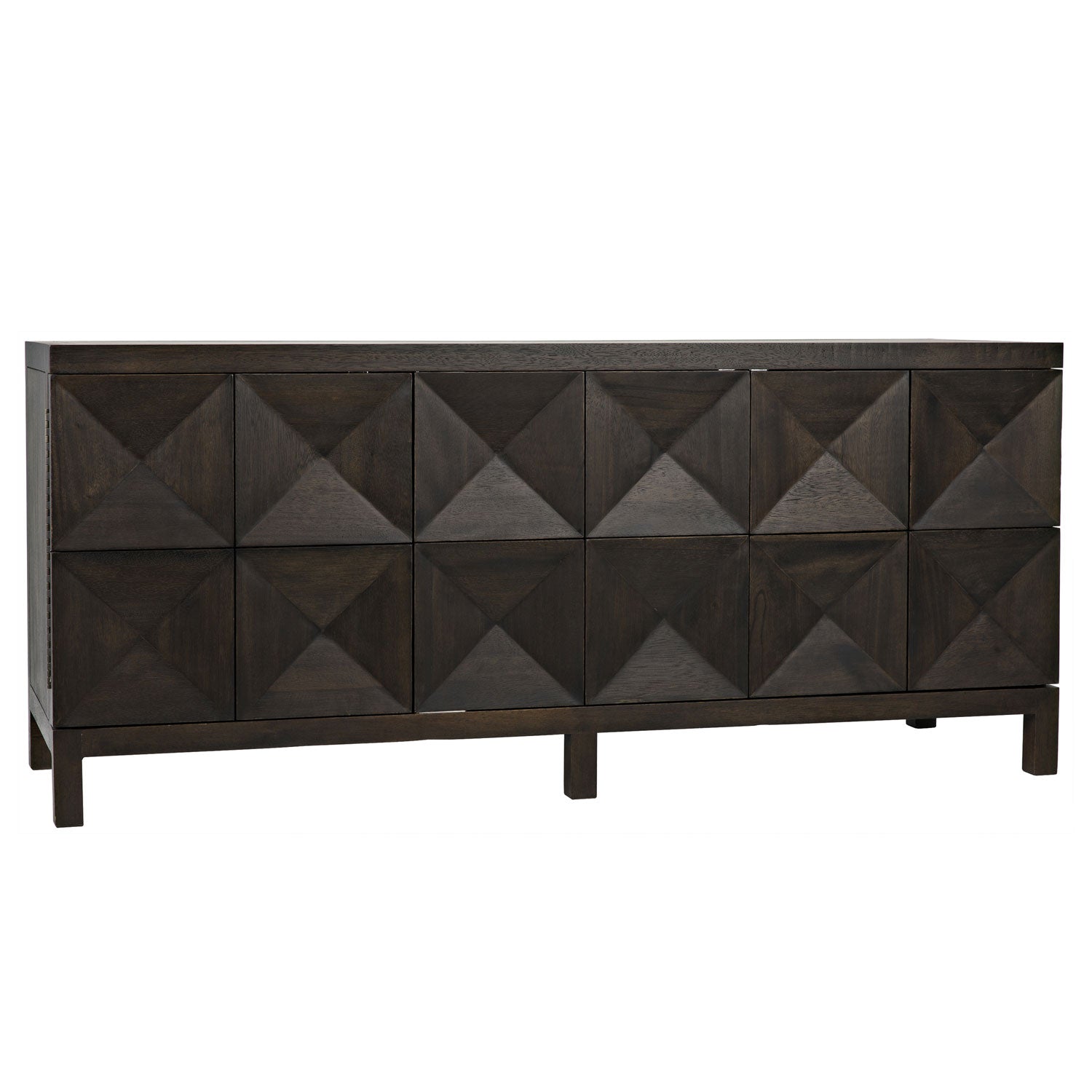 Noir Quadrant Sideboard: Modern Design Meets Functional Elegance