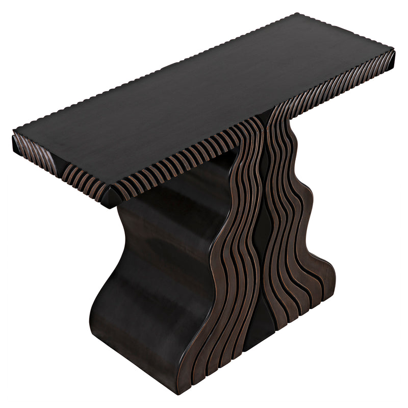 Noir Ray Console Table