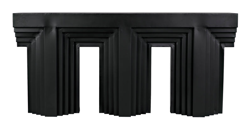 Noir Acropolis Console Table