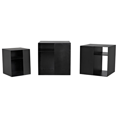 Noir Gropius Cube Set of 3