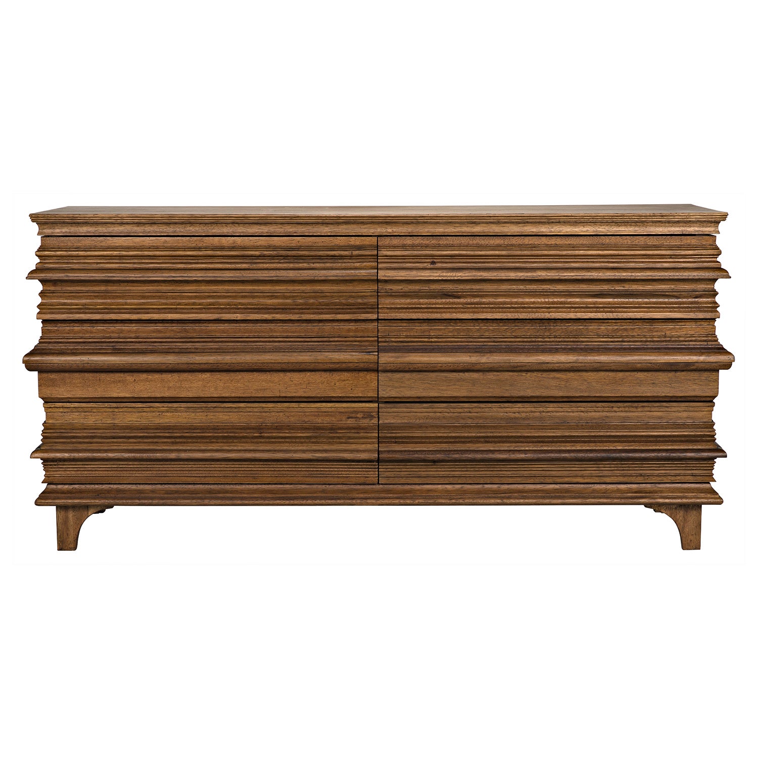 Noir Bernard 6 Drawer Dresser