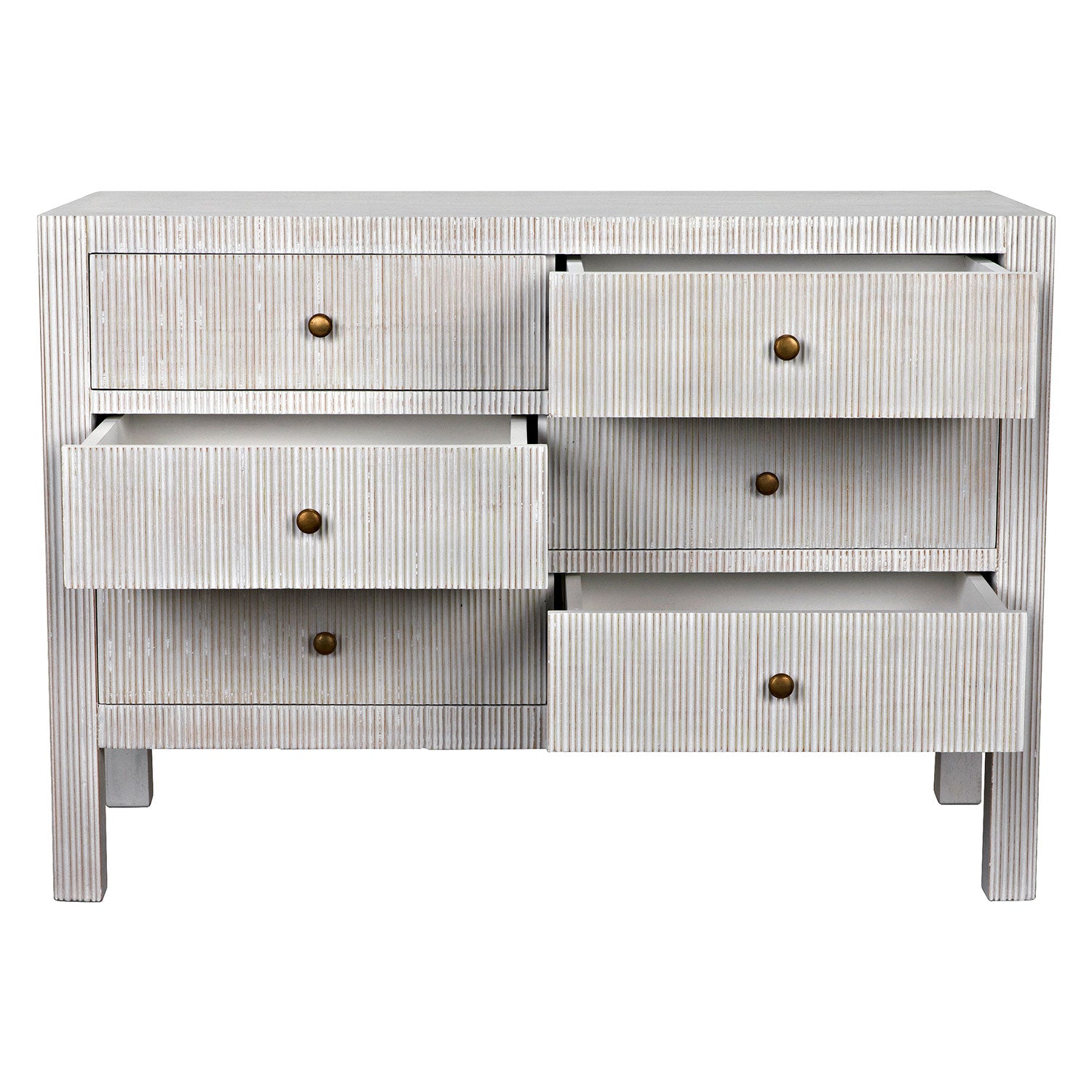 Noir Conrad 6 Drawer Dresser