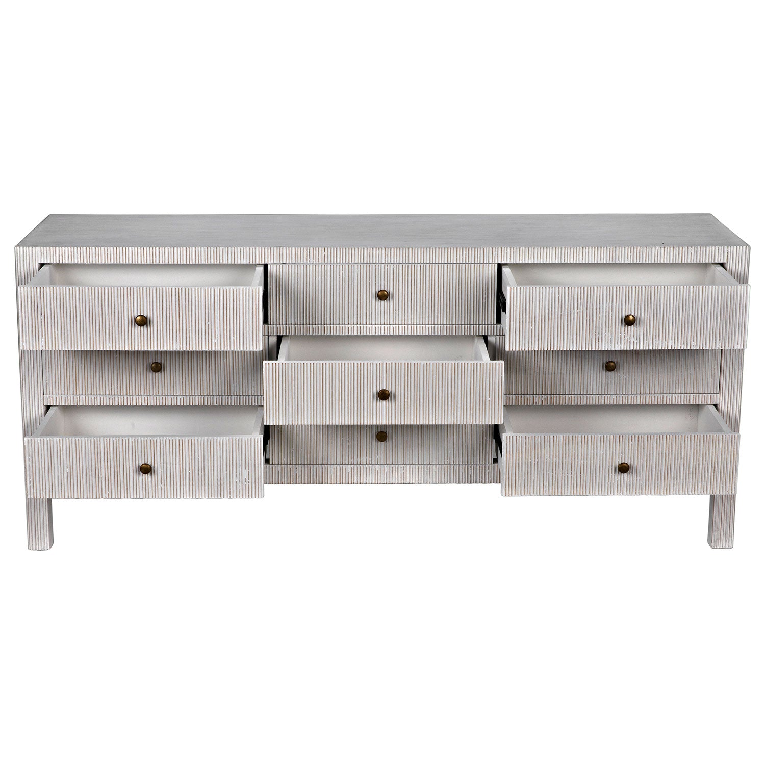 Noir Conrad 9 Drawer Dresser