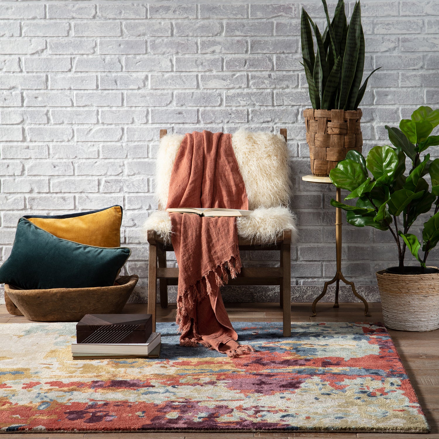 Jaipur Living Genesis Matcha Red Hand Tufted Rug