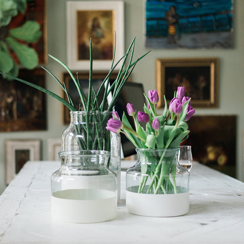 Etu Home Colorblock Flower Vase