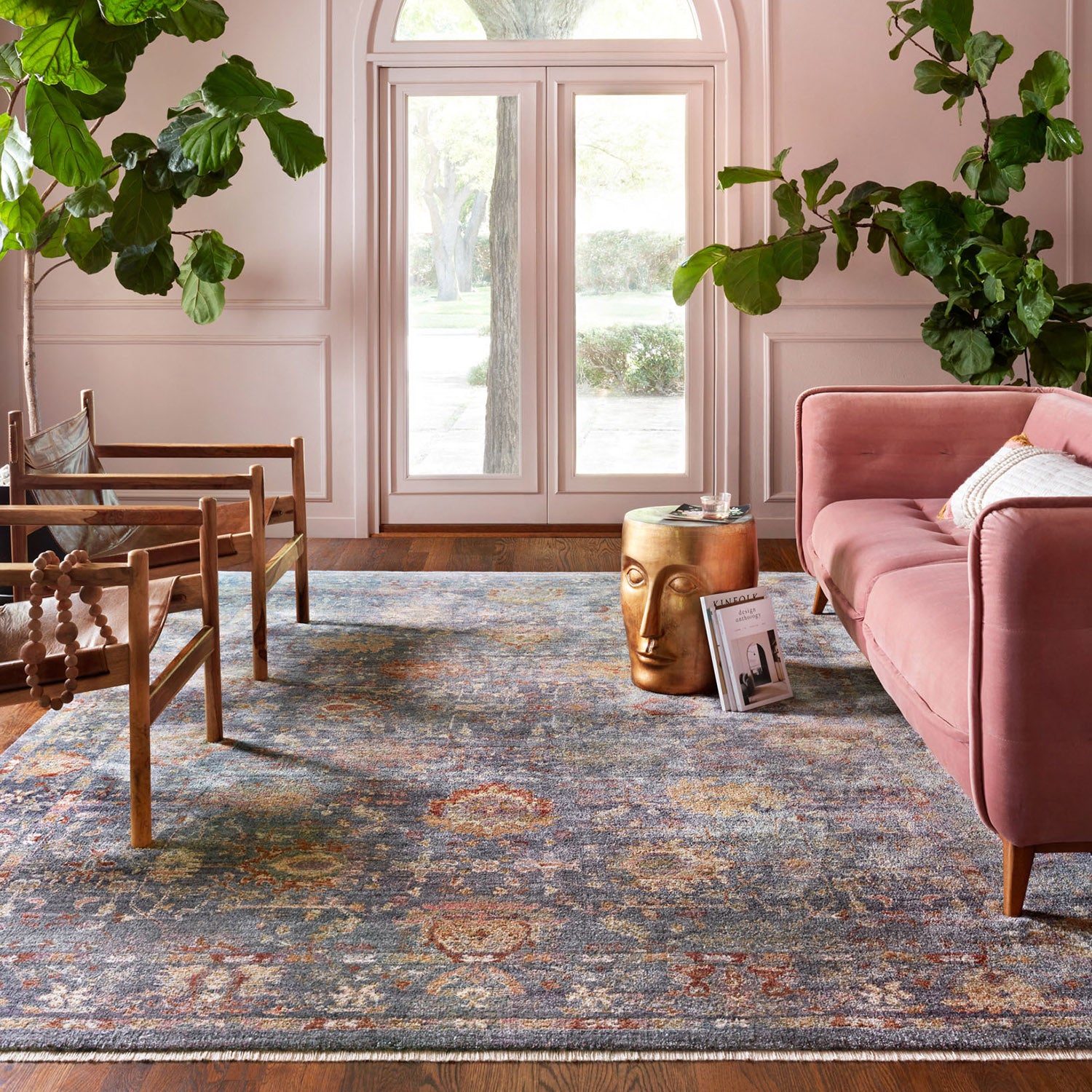 Loloi Giada Gray/Multi Power Loomed Rug