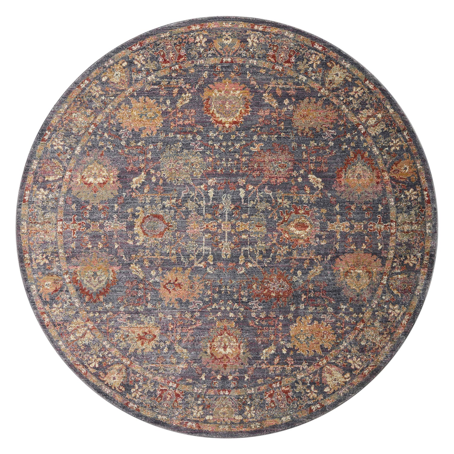 Loloi Giada Gray/Multi Power Loomed Rug