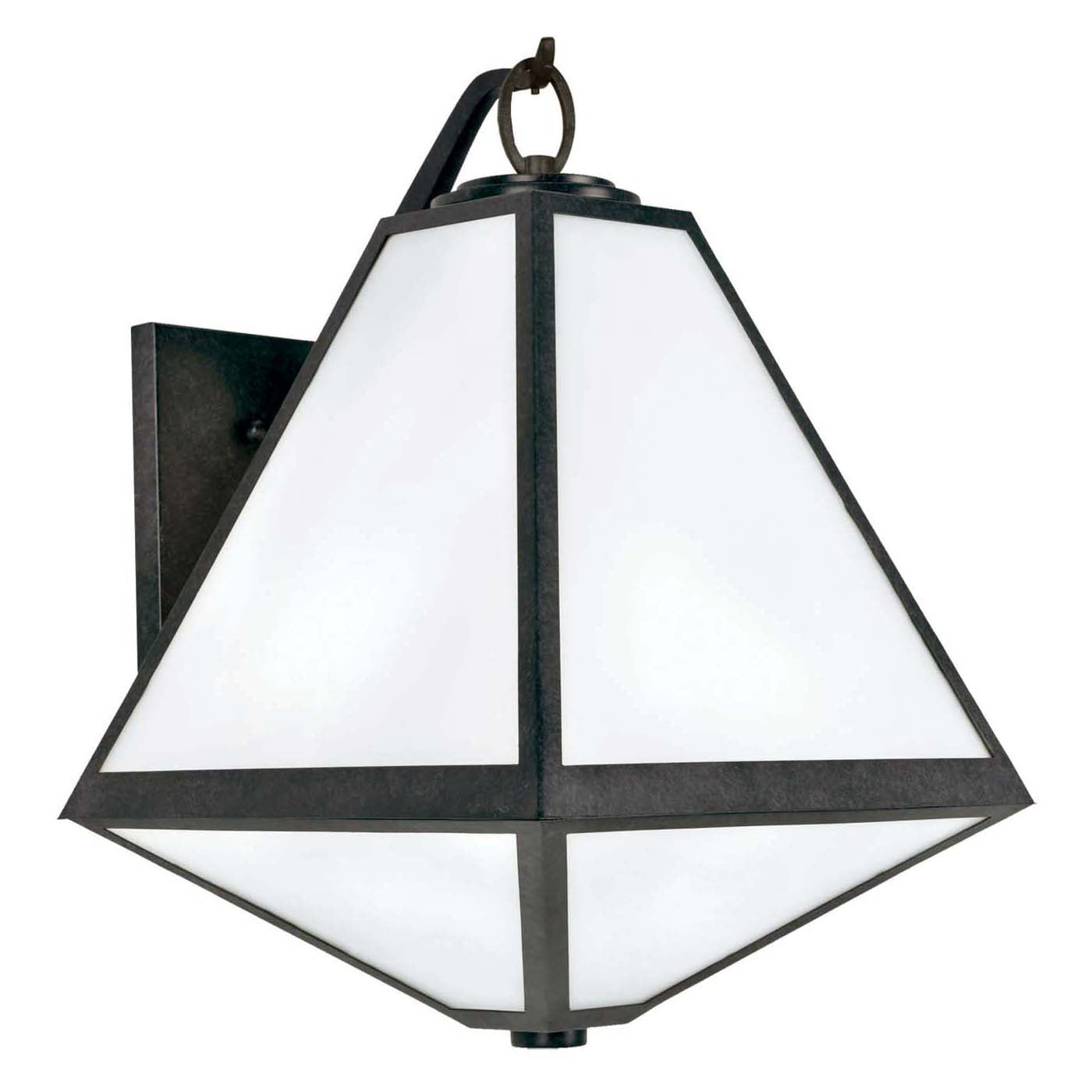 Brian Patrick Flynn For Crystorama Glacier White Glass 1-Light Outdoor Wall Sconce