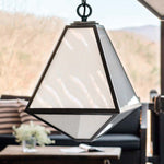 Brian Patrick Flynn For Crystorama Glacier White Glass Outdoor Chandelier