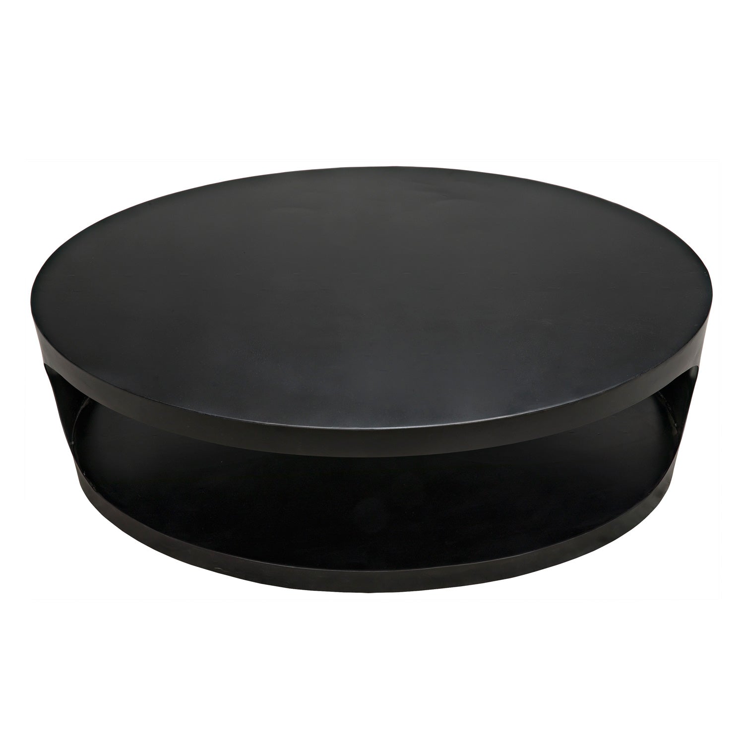 Noir Eclipse Oval Coffee Table