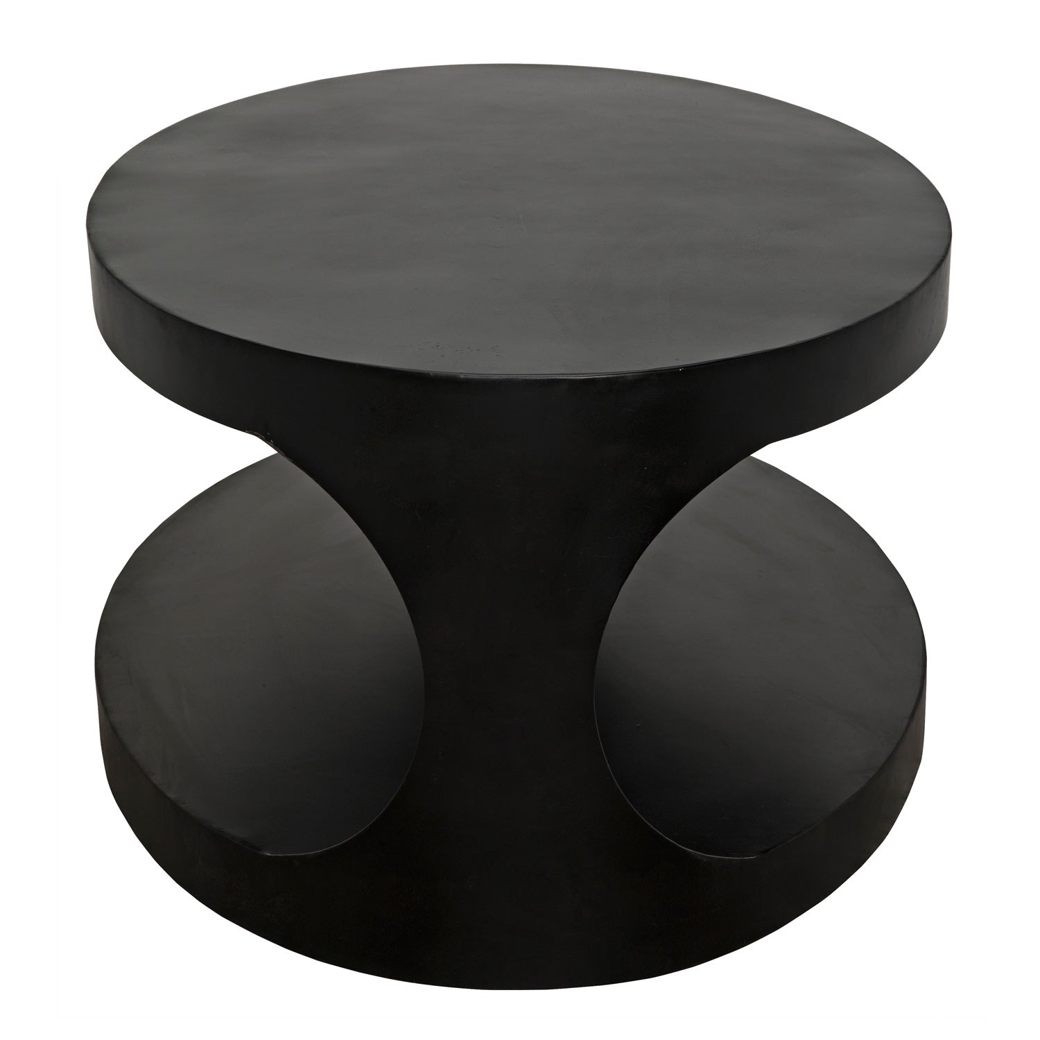 Noir Eclipse Oval Coffee Table