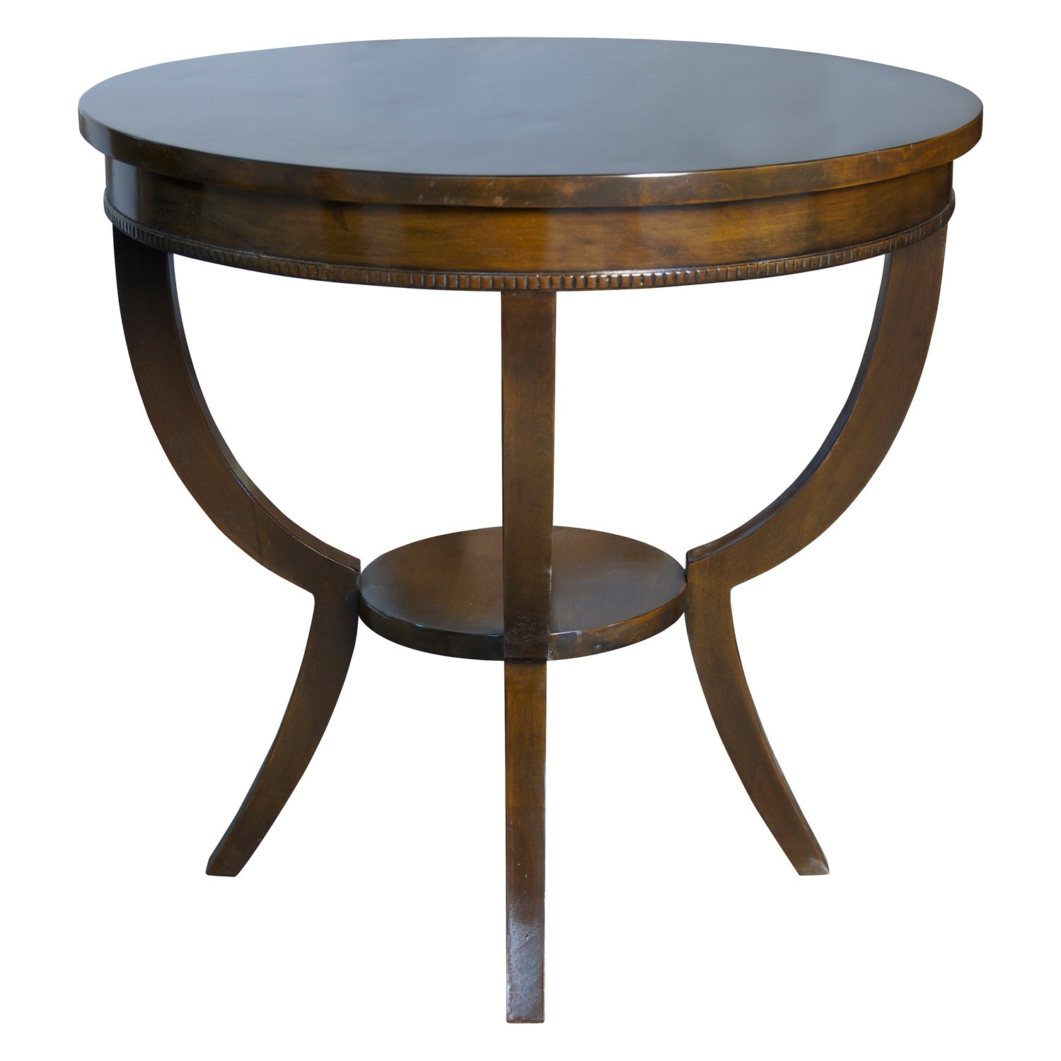Noir Scheffield Round End Table