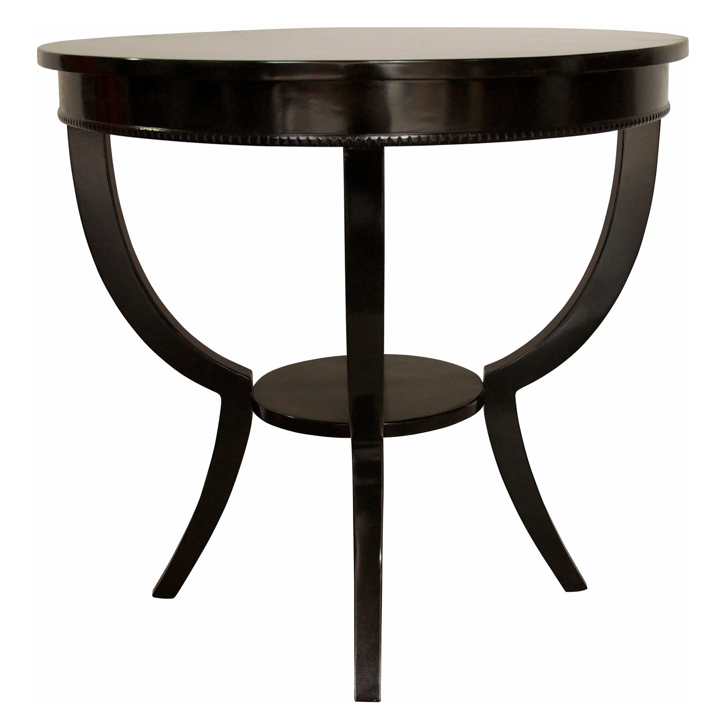 Noir Scheffield Round End Table