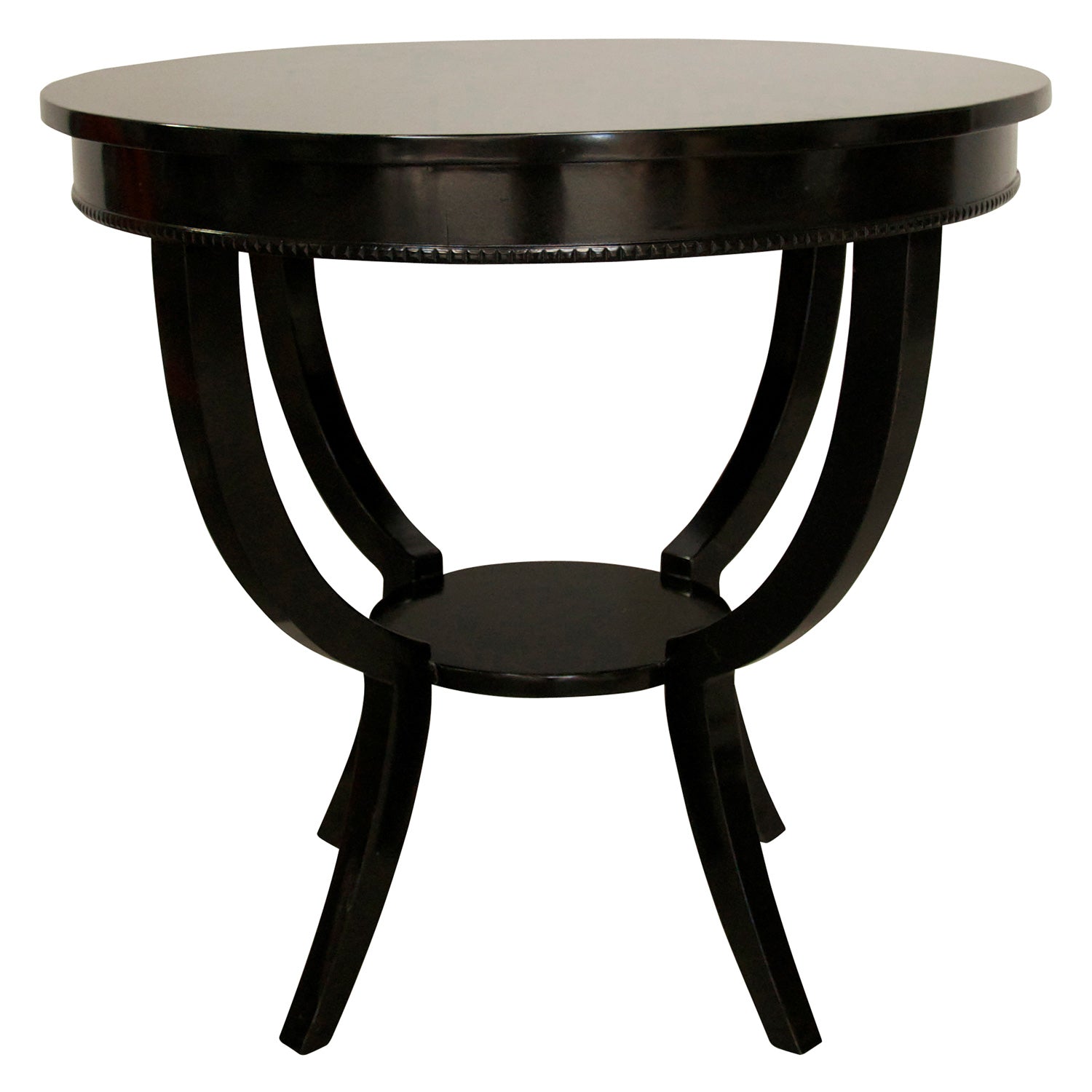 Noir Scheffield Round End Table