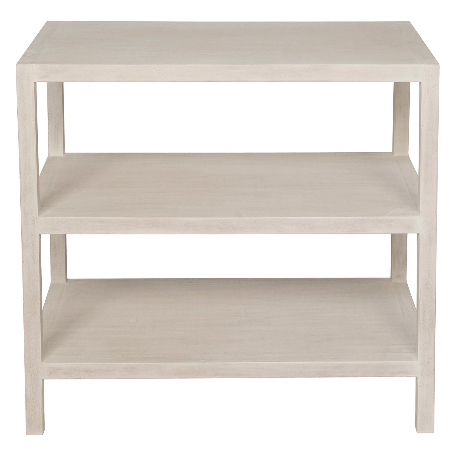 Noir 2 Shelf Side Table Set of 2