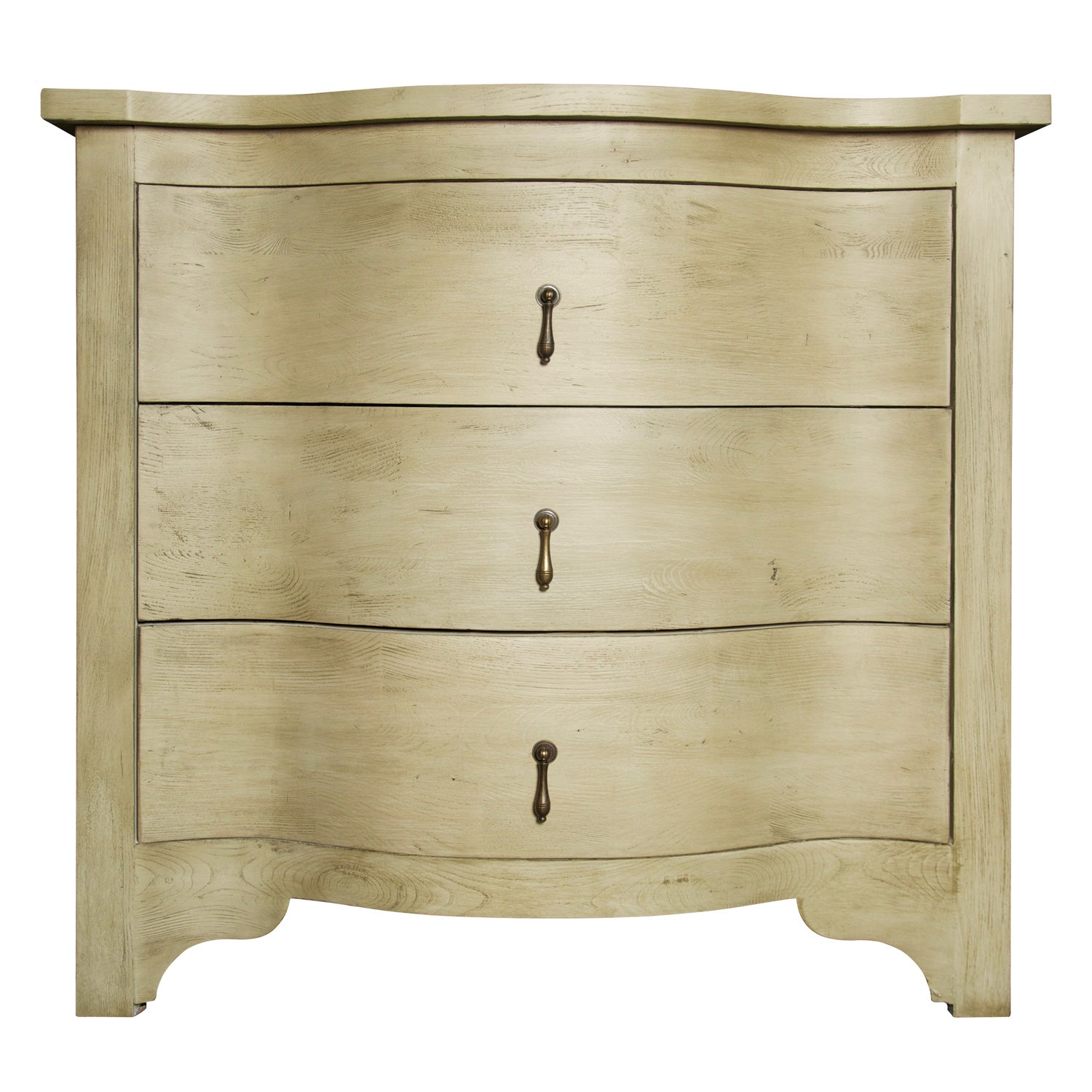 Noir Curved Front Side Table