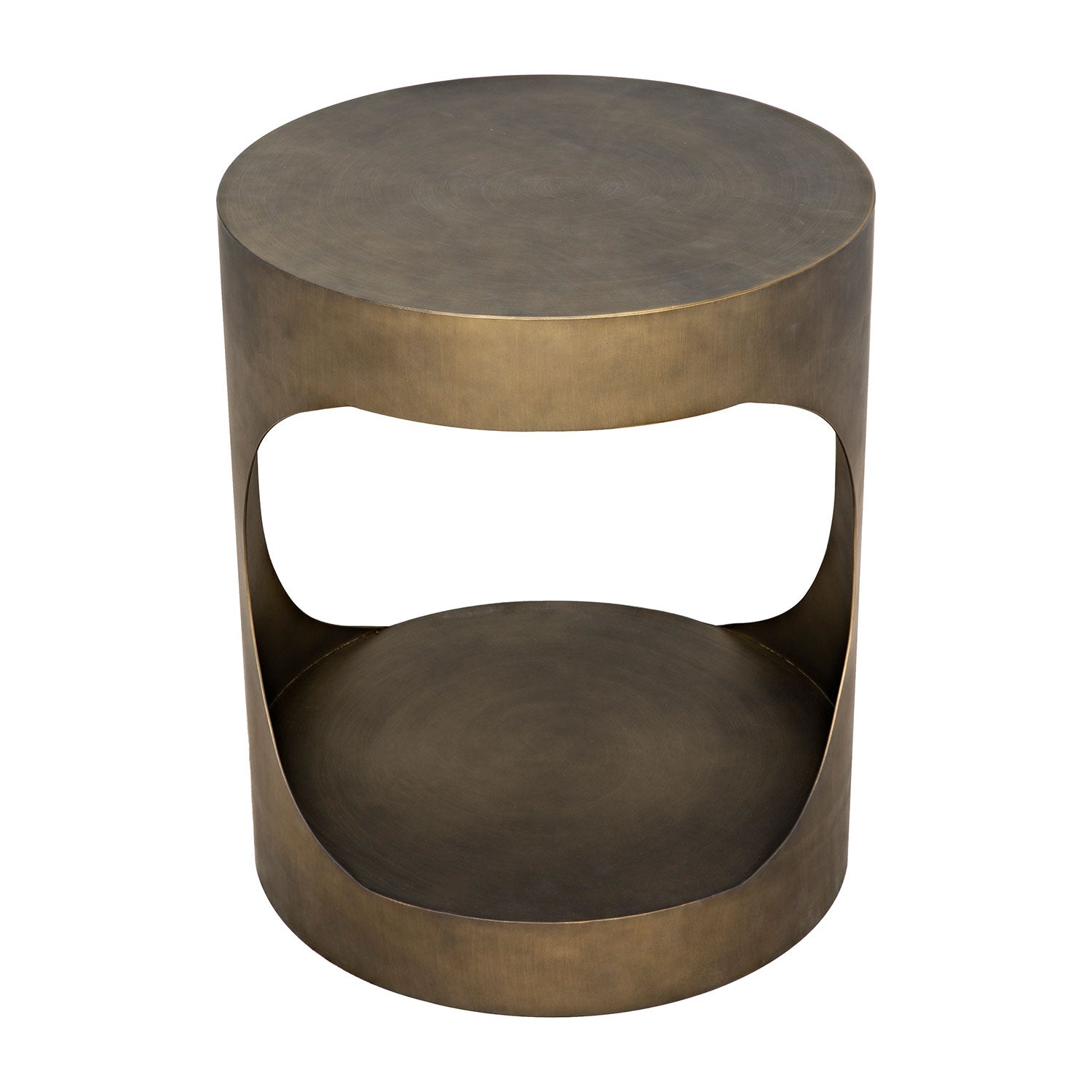 Noir Eclipse Round Side Table