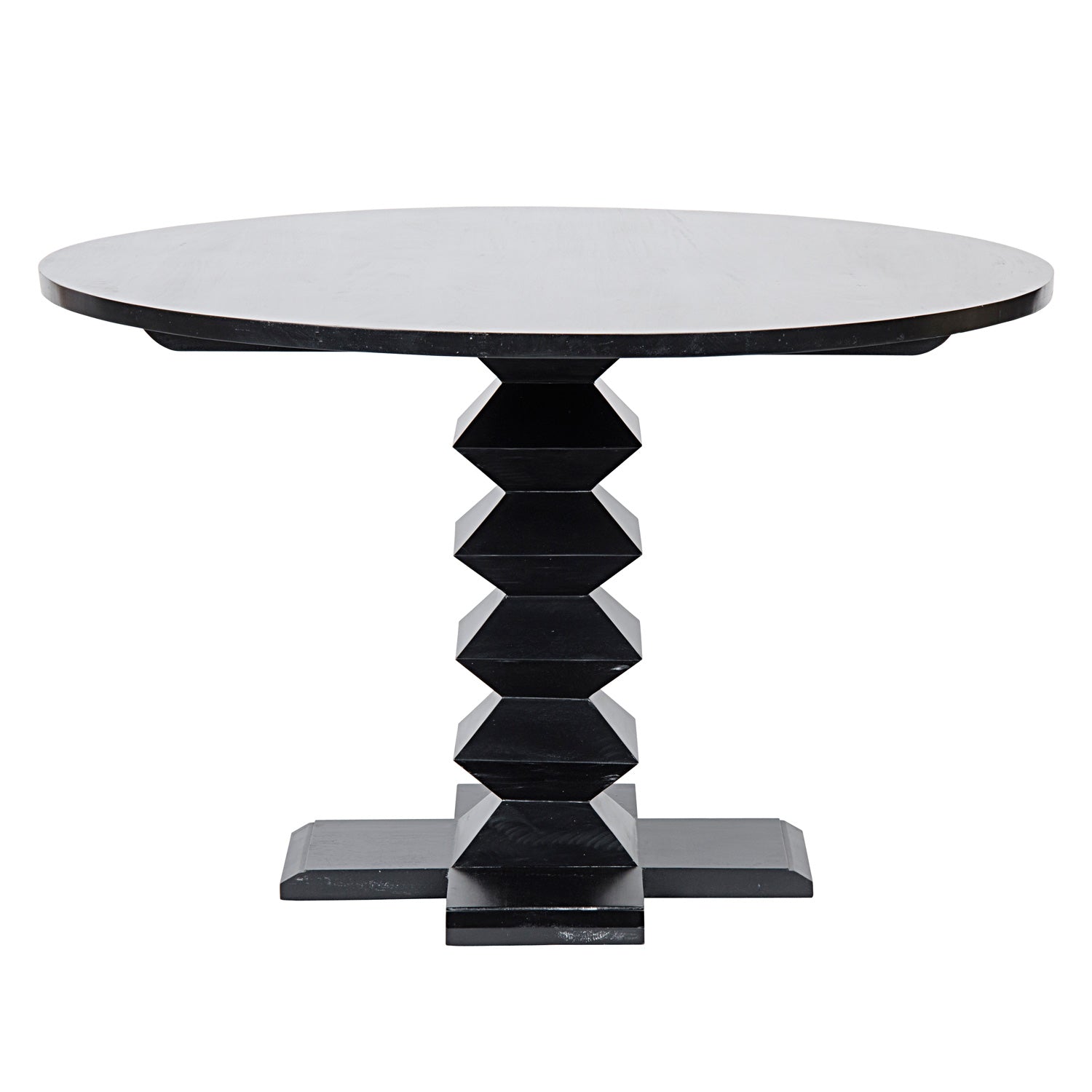 Noir Zig Zag Dining Table