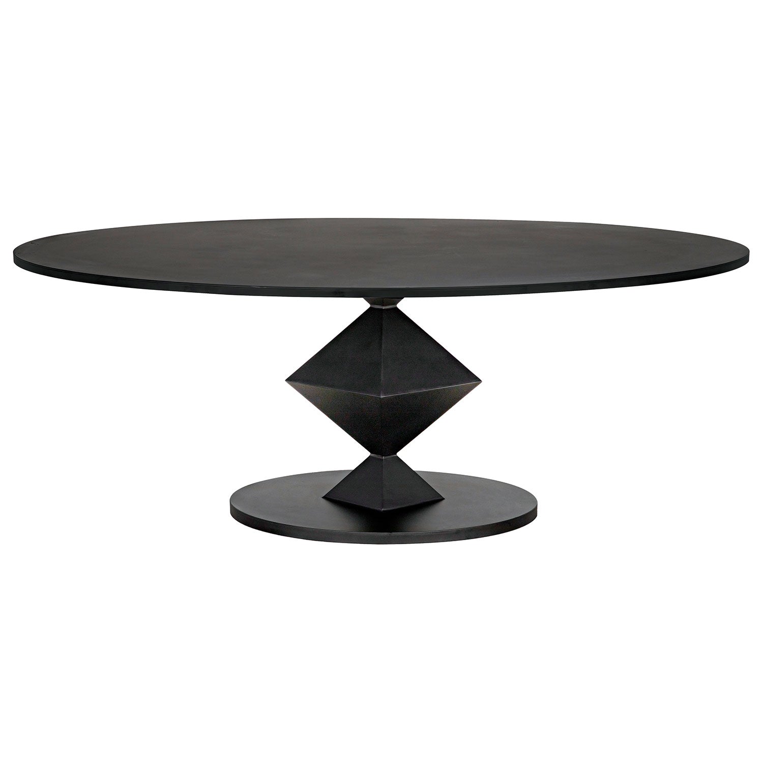 Noir Katana Oval Dining Table