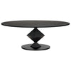 Noir Katana Oval Dining Table