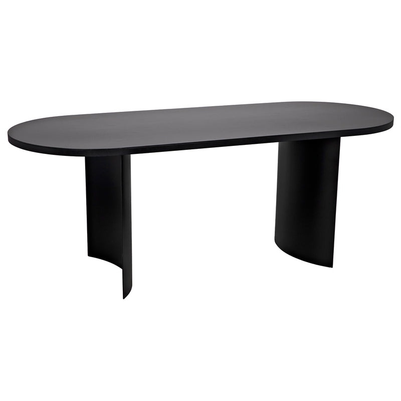 Noir Concave Dining Table