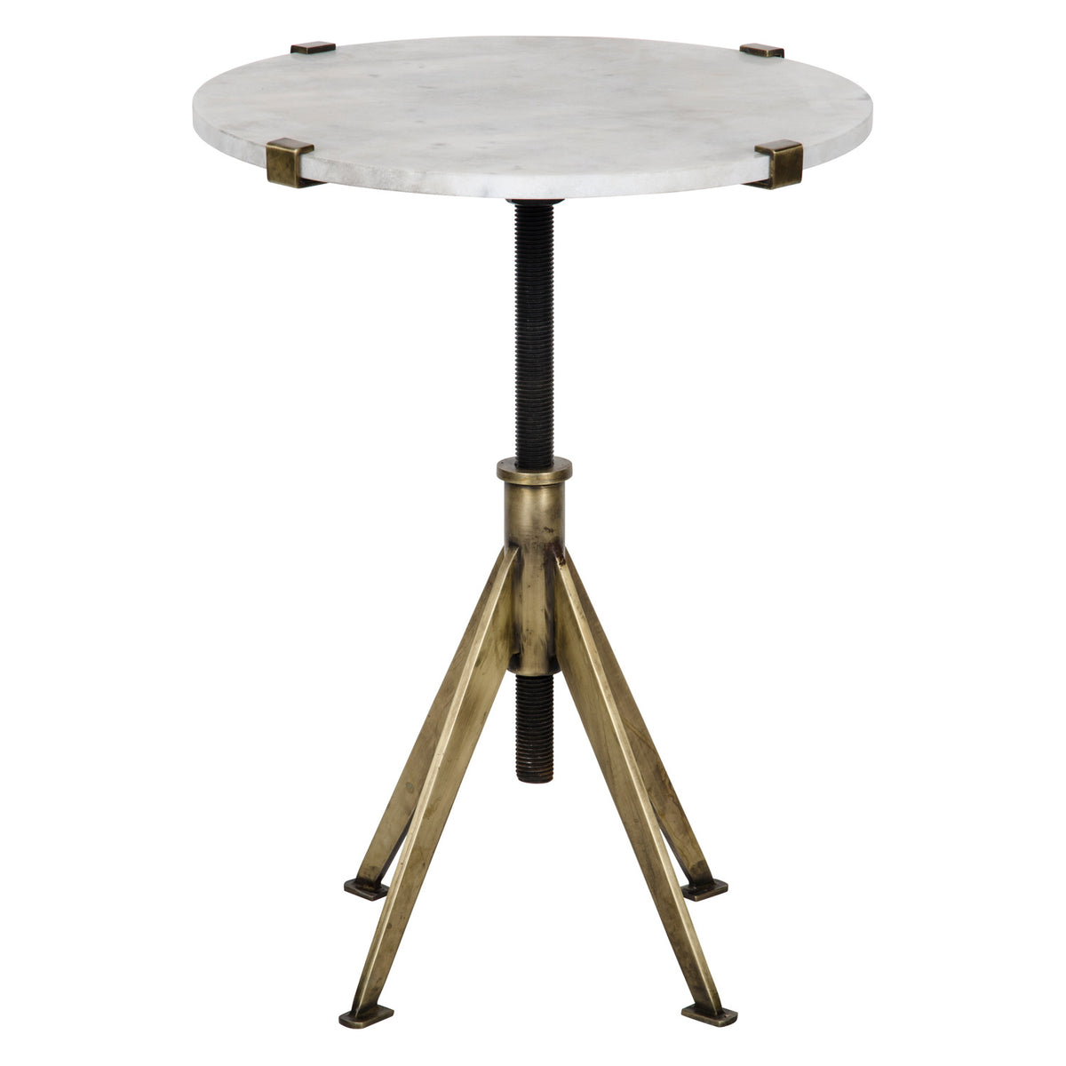 Noir Edith Adjustable Side Table
