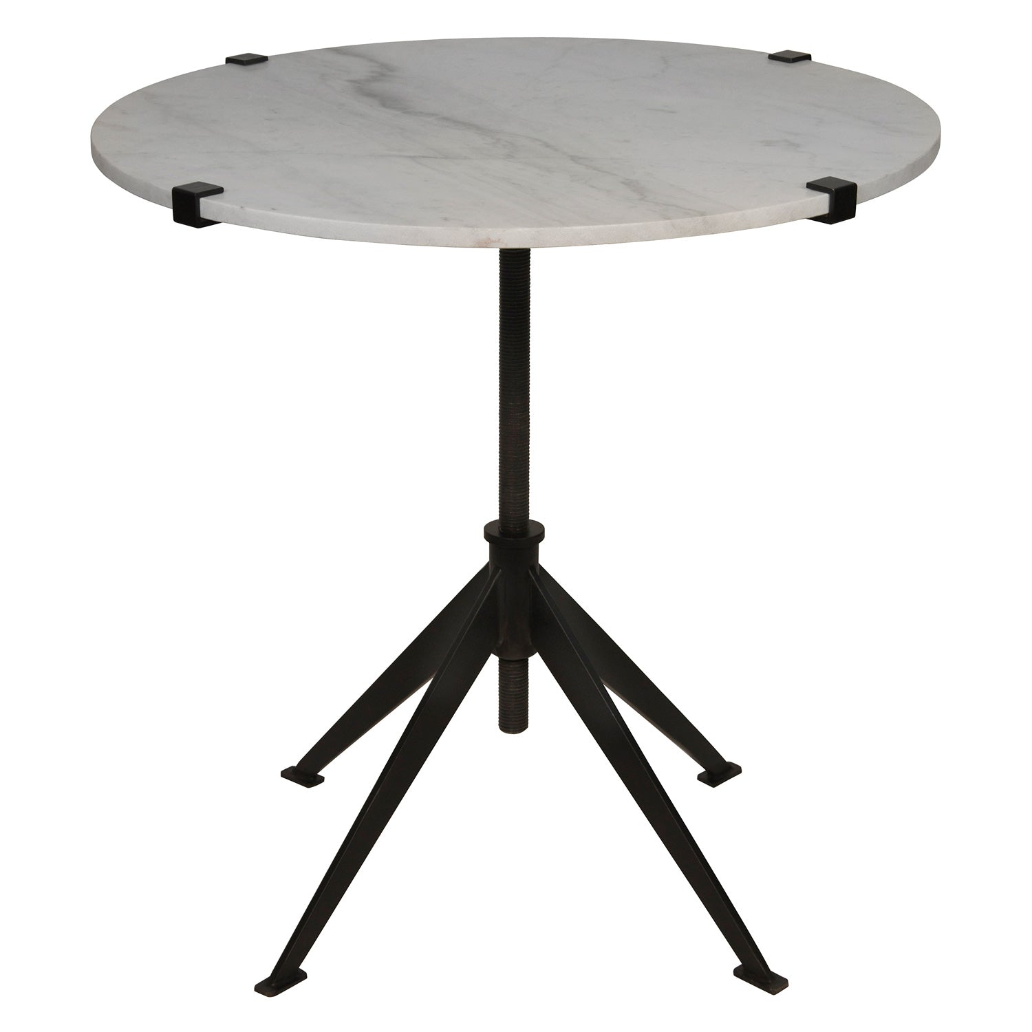 Noir Edith Adjustable Side Table