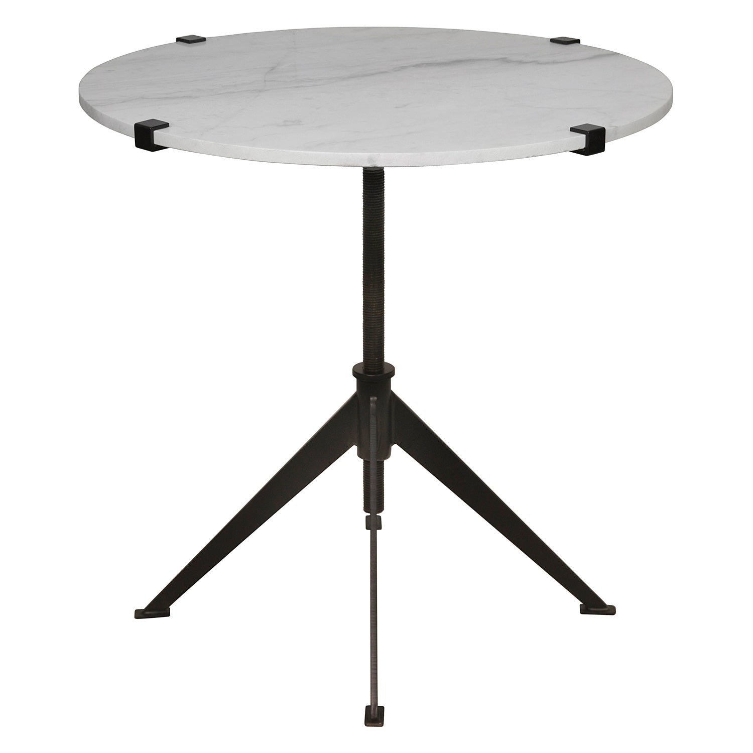 Noir Edith Adjustable Side Table