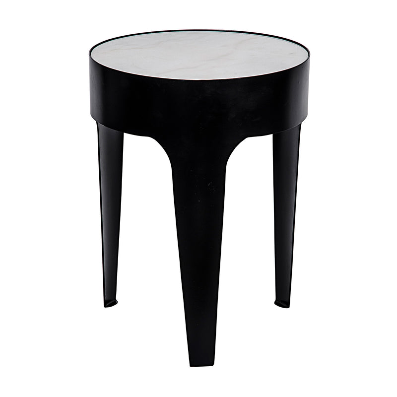Noir Cylinder Side Table