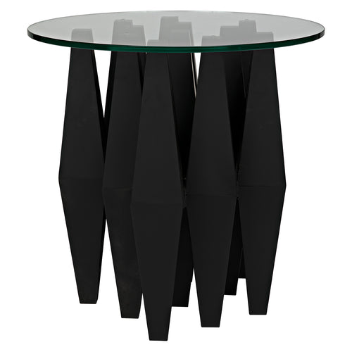 Noir Soldier Side Table