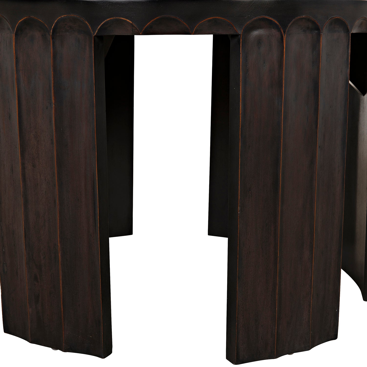 Noir Fluted Side Table