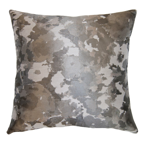 Square Feathers Graystone Antique Throw Pillow
