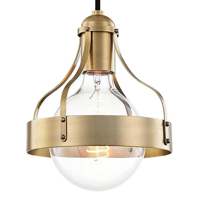 Mitzi Violet Round Pendant - Final Sale