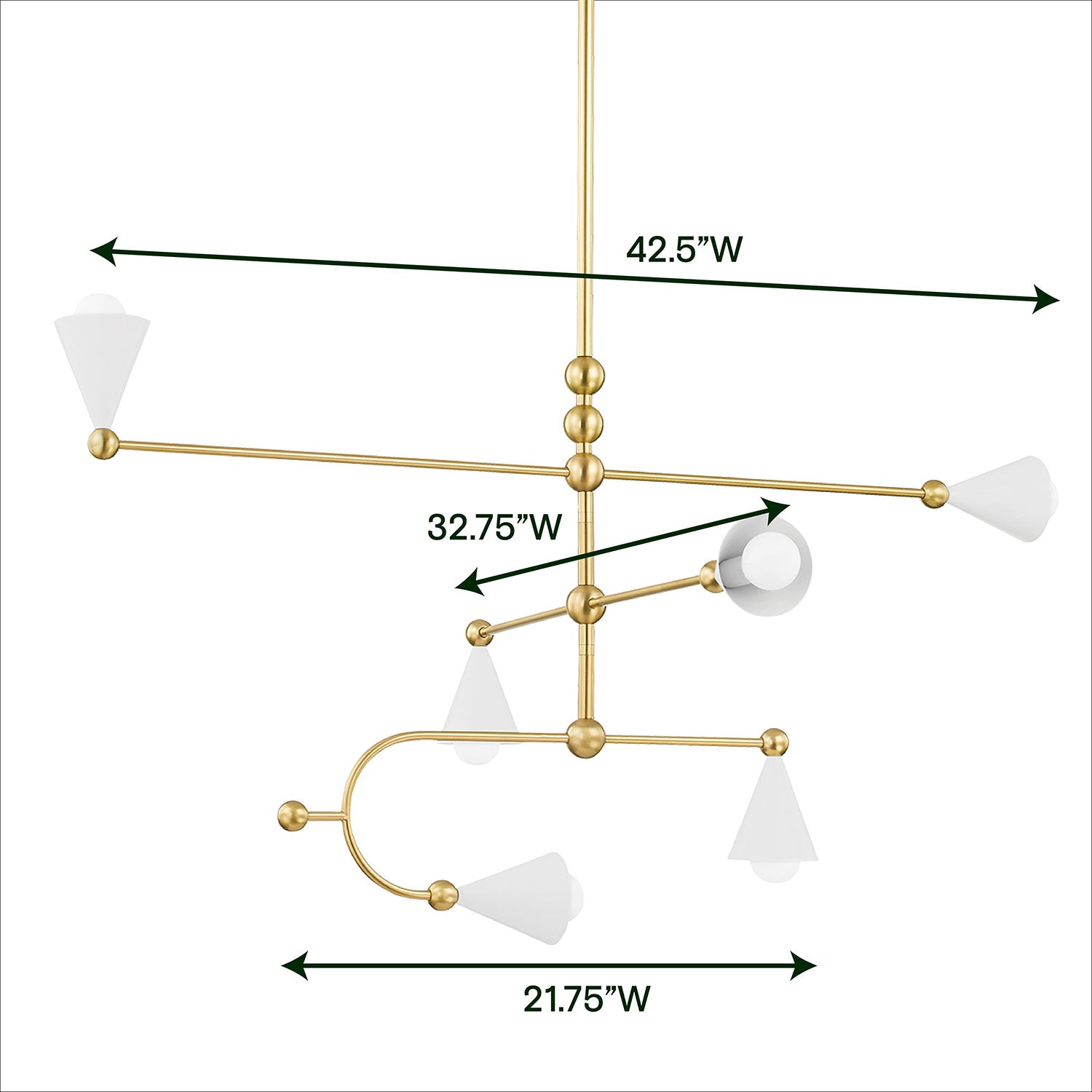 Dabito x Mitzi Hikari Chandelier