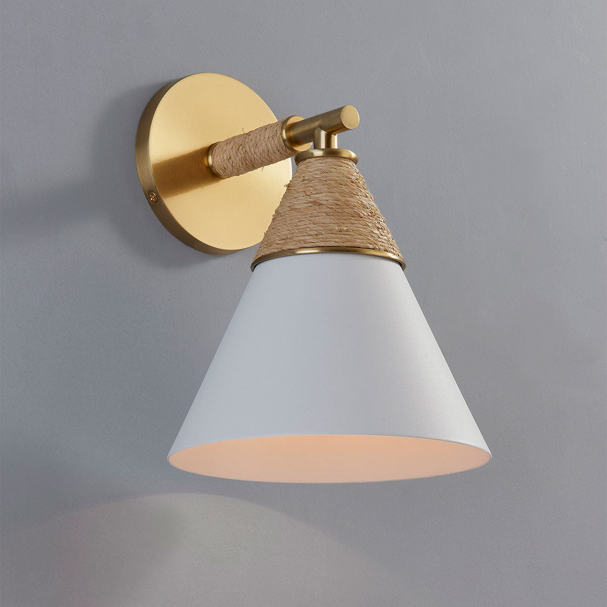 Megan Molten x Mitzi Mica Wall Sconce with Cone Shade