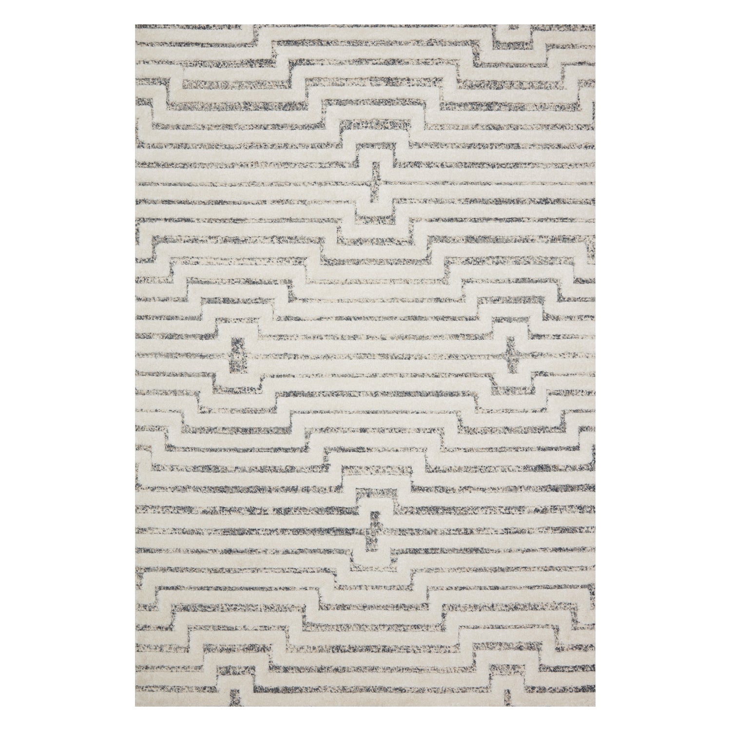 Loloi Hagen White/Sky Power Loomed Rug