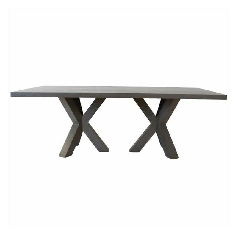 Worlds Away Haines Dining Table Smoke Grey - Final Sale