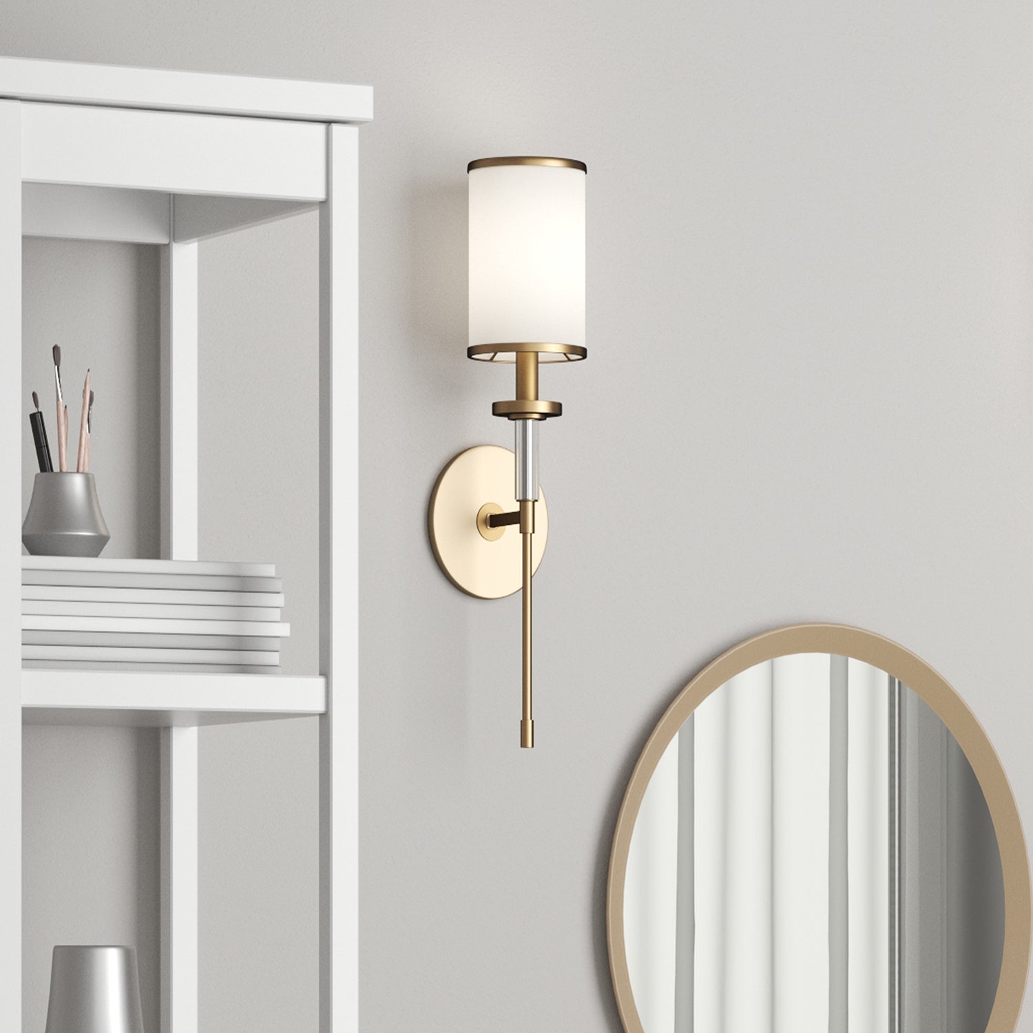 Crystorama Hatfield 1-Light Wall Sconce