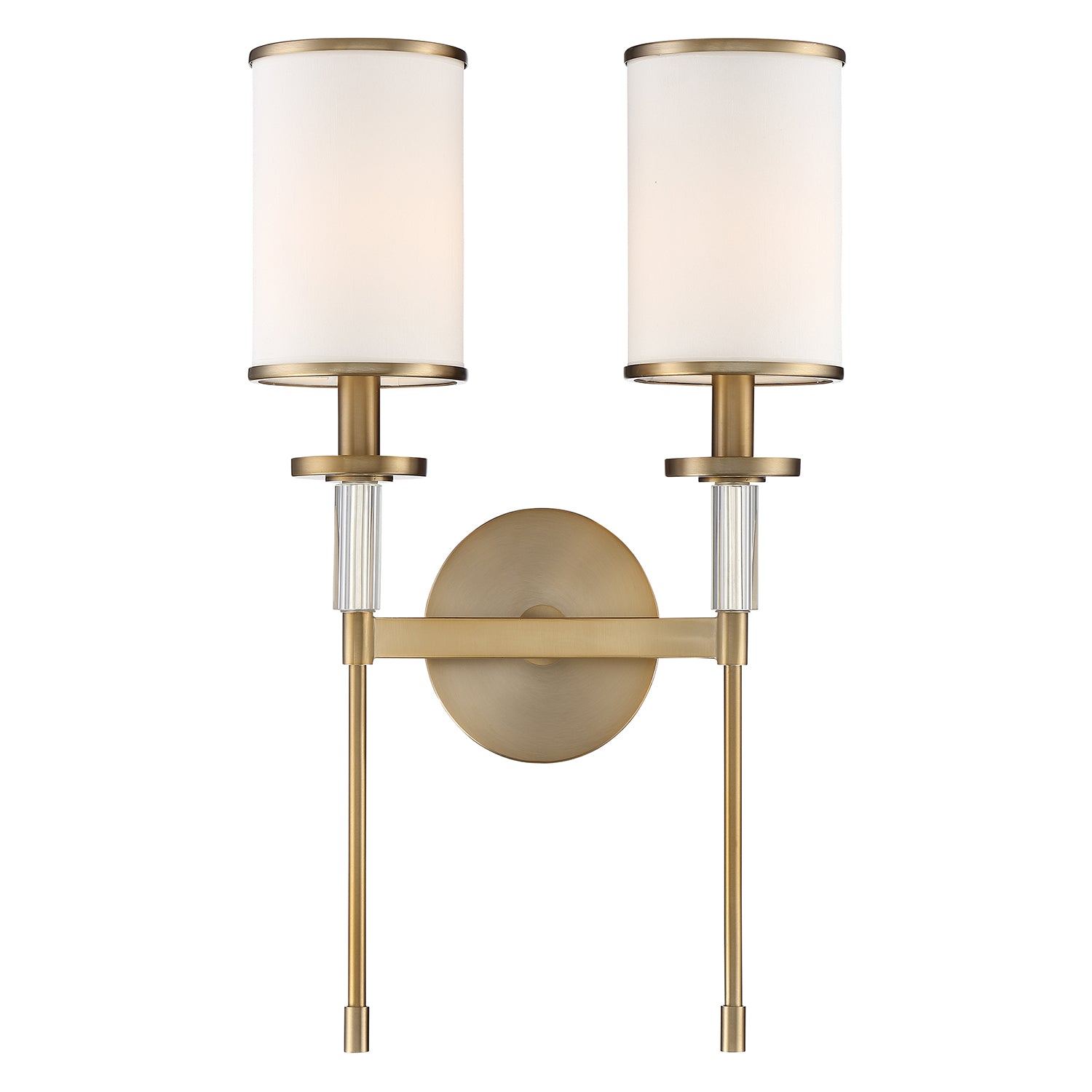 Crystorama Hatfield 2-Light Wall Sconce