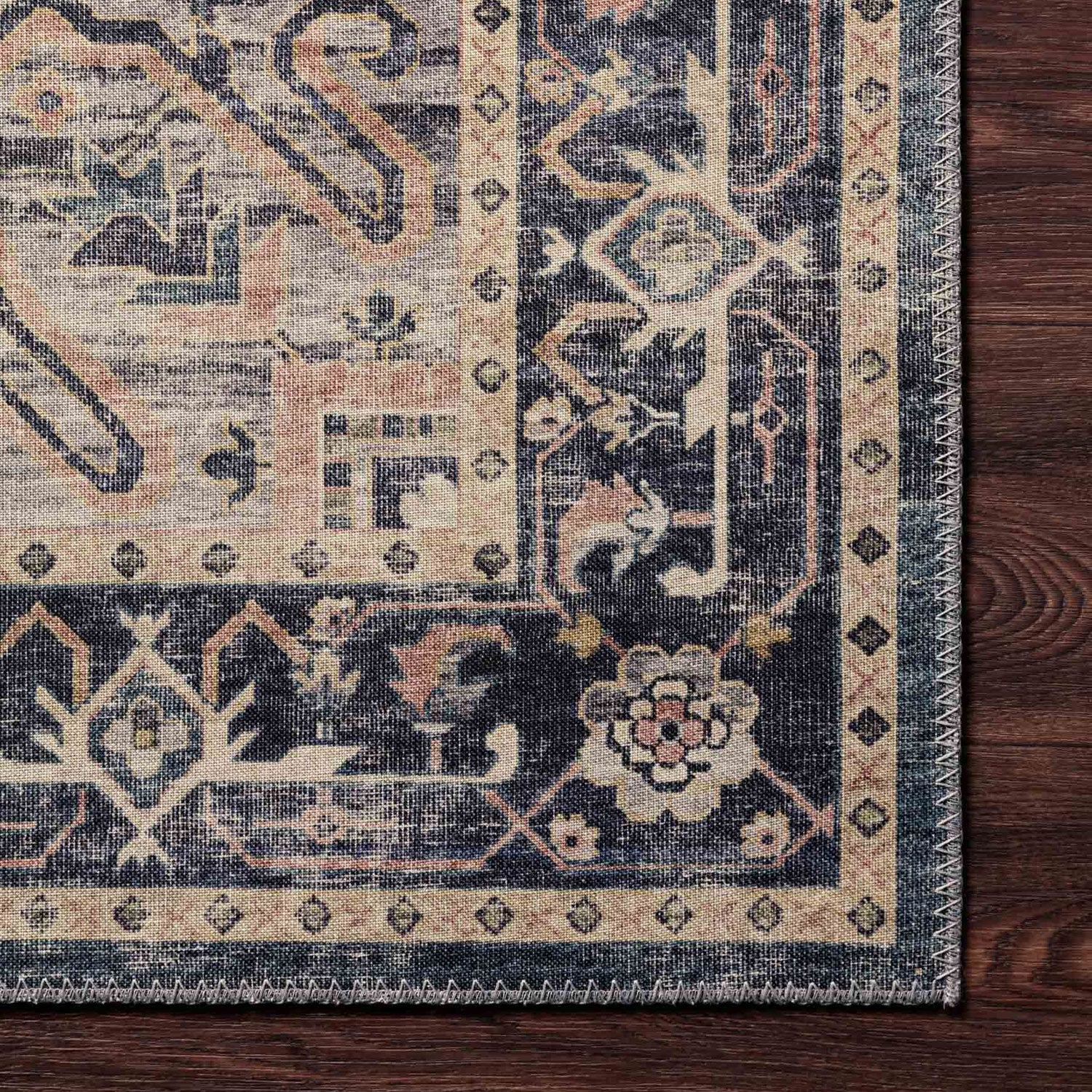 Loloi Hathaway Navy/Multi Power Loomed Rug
