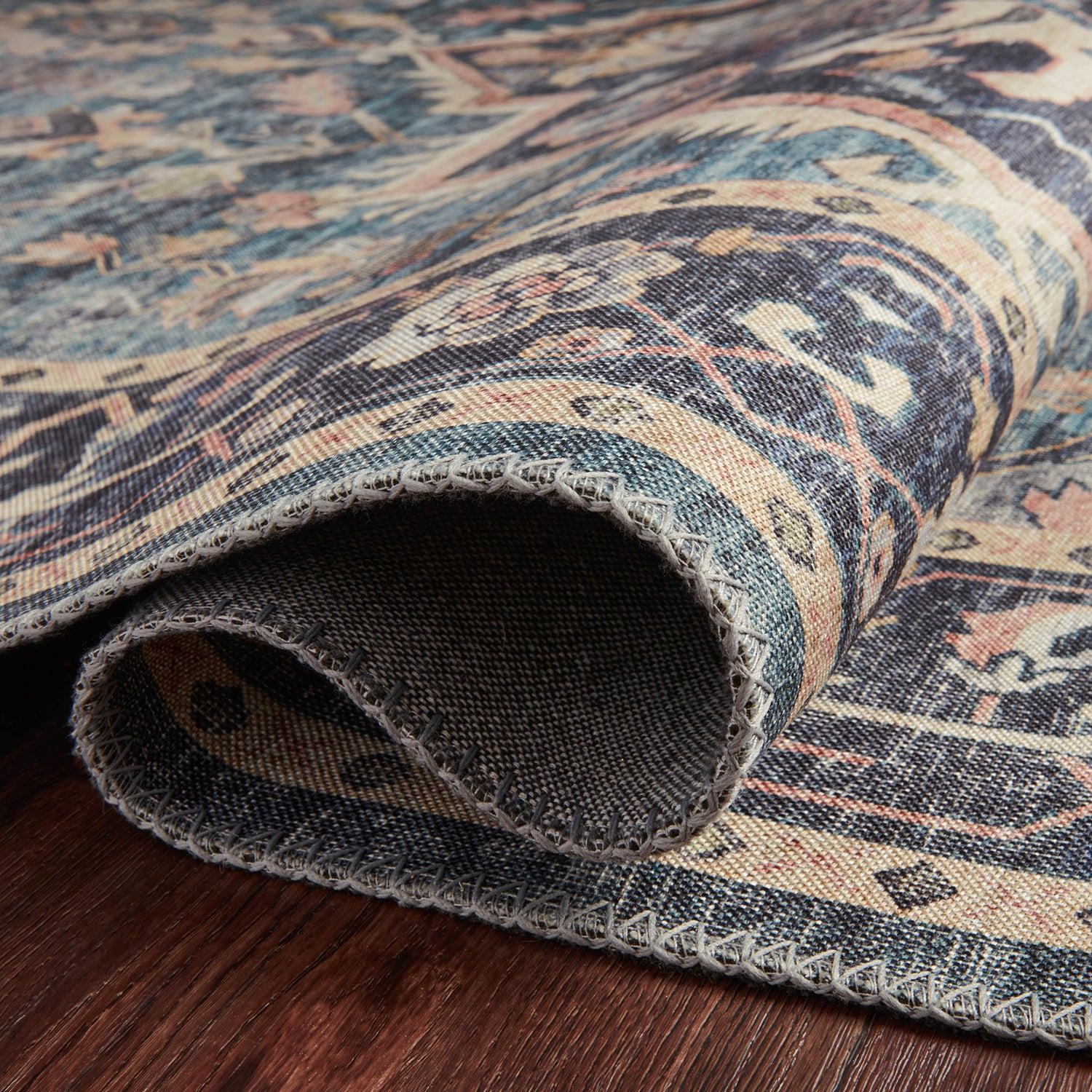 Loloi Hathaway Navy/Multi Power Loomed Rug