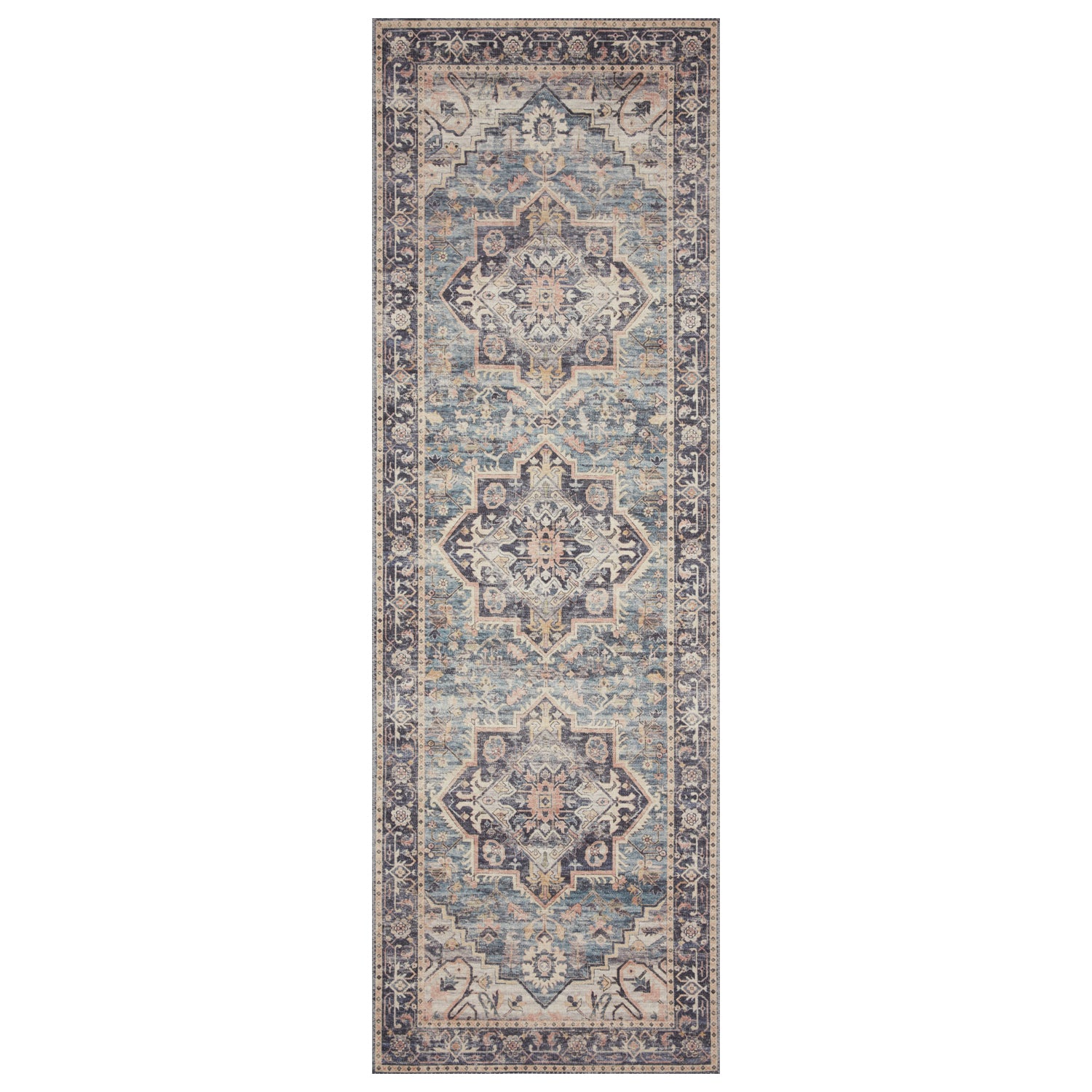 Loloi Hathaway Navy/Multi Power Loomed Rug