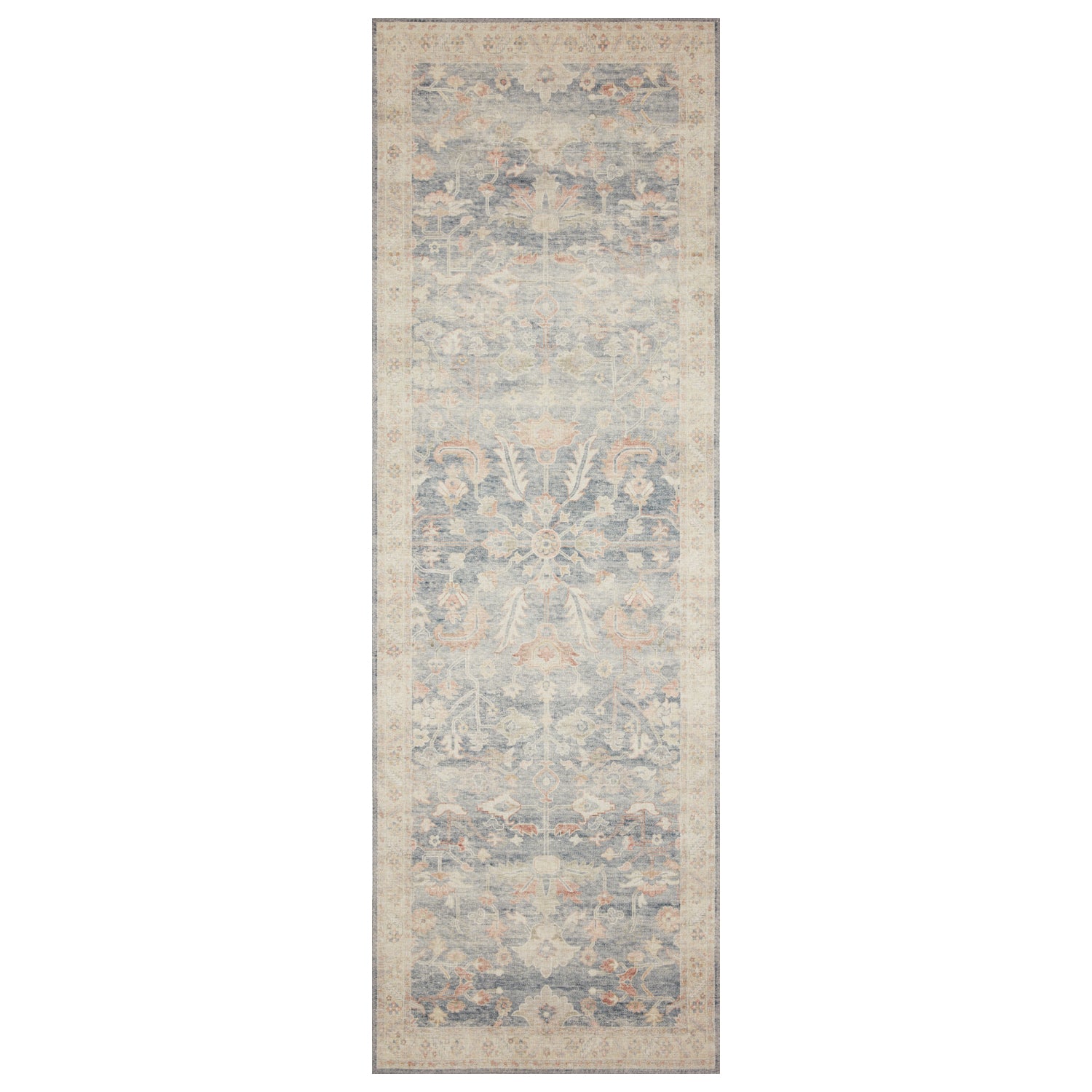 Loloi Hathaway Denim/Multi Power Loomed Rug