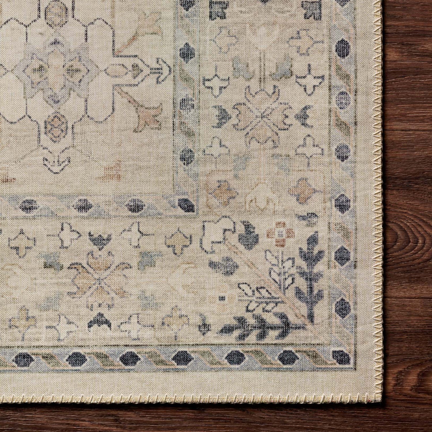 Loloi Hathaway Beige/Multi Power Loomed Rug