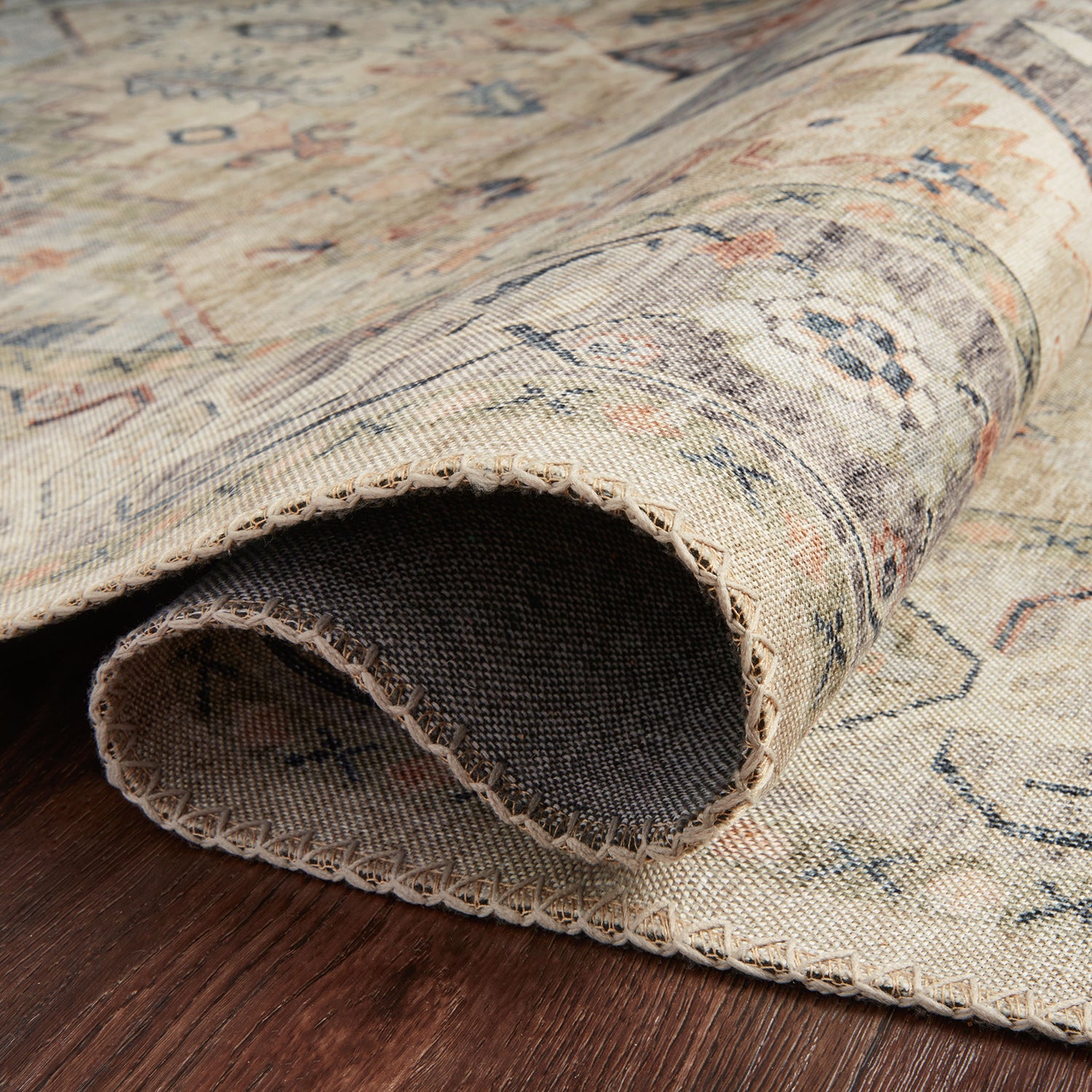 Loloi Hathaway Multi/Ivory Power Loomed Rug