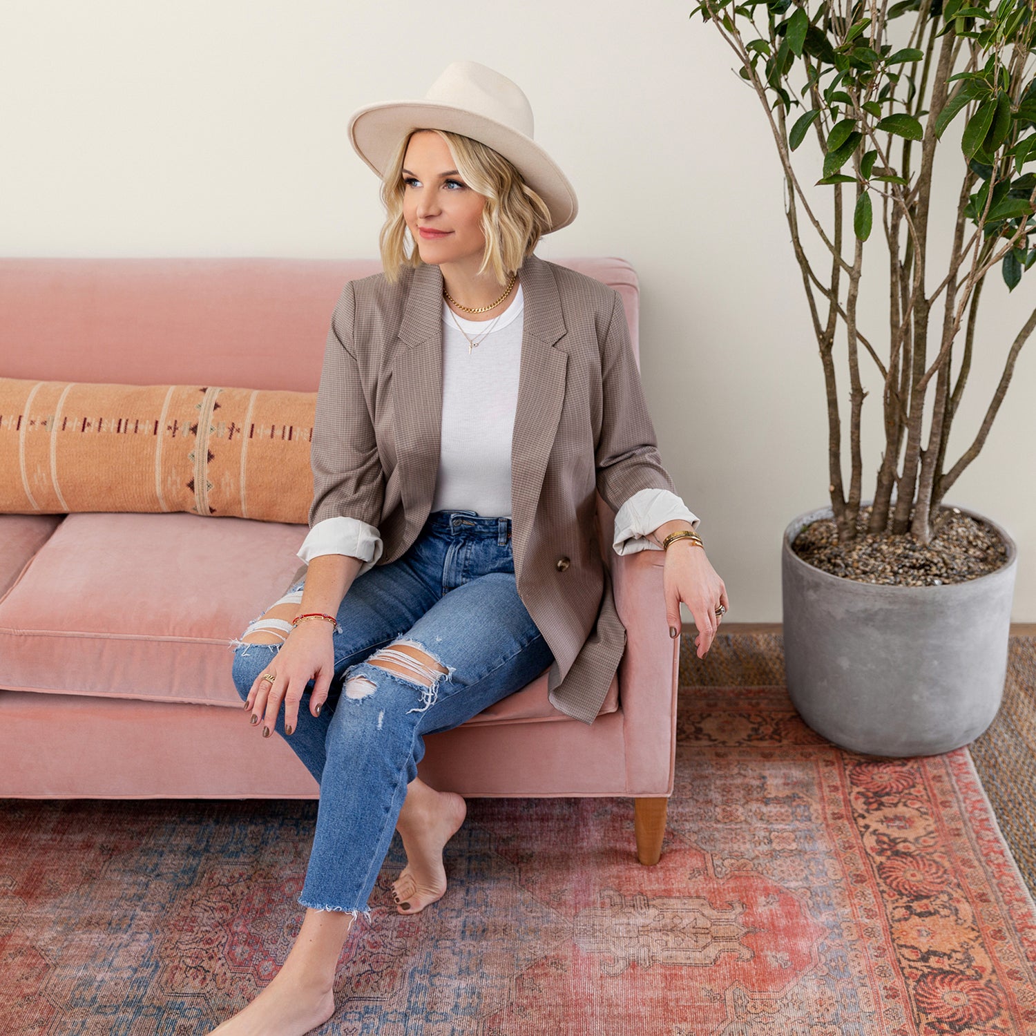 Kate Lester + Jaipur Living Harman Leonine Power Loomed Rug