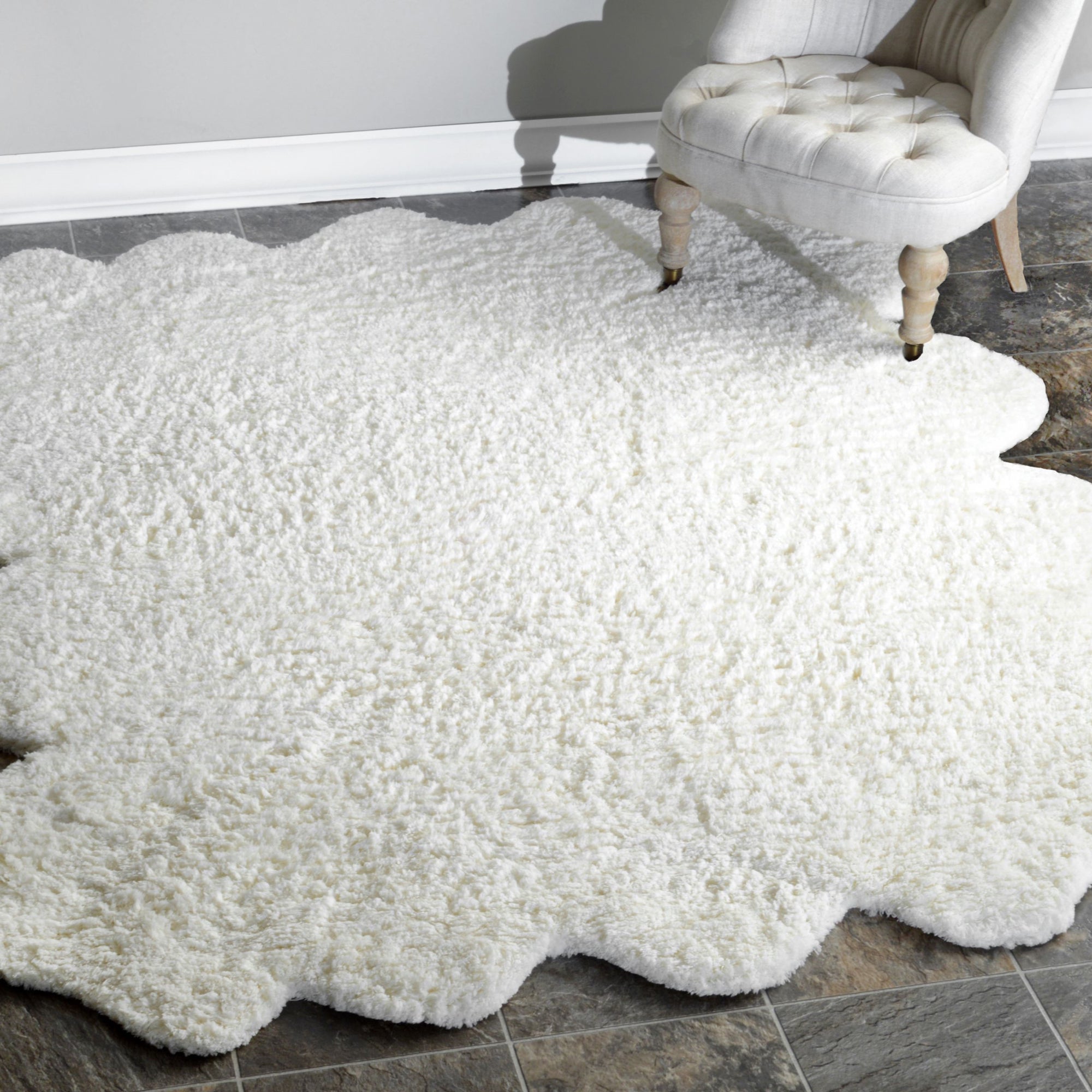 Range Large Faux Sheepskin Shag Rug