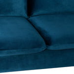 Anders Velour L Sectional Sofa